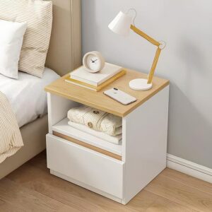 Meja Samping Minimalis dengan Laci dan Rak